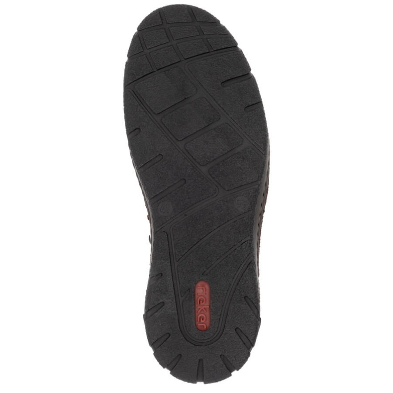 Leather waterproof men's insulated brown boots Rieker B0392-25 1