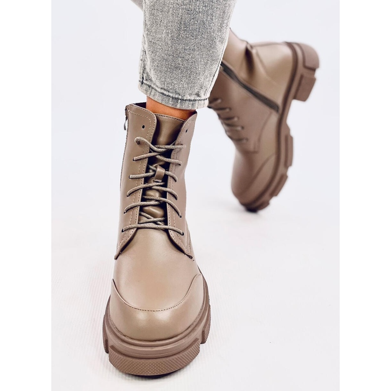 Lace-up boots Coley Olive green 1 Lace-up boots Coley Olive green 1