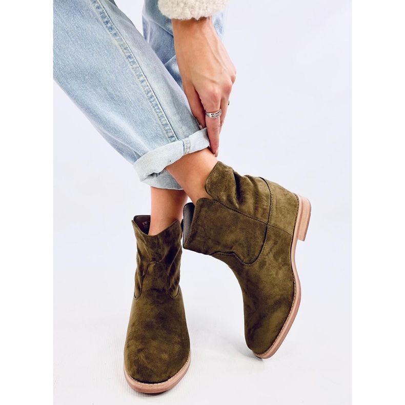 Boots on a hidden Deer Green wedge 2