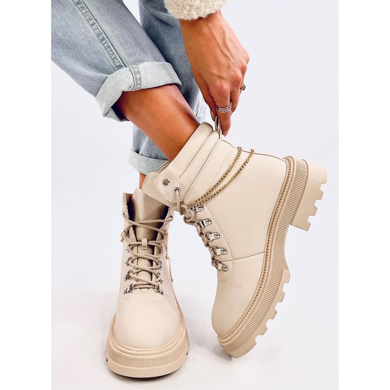 Hudson Beige Trapper Boots 1