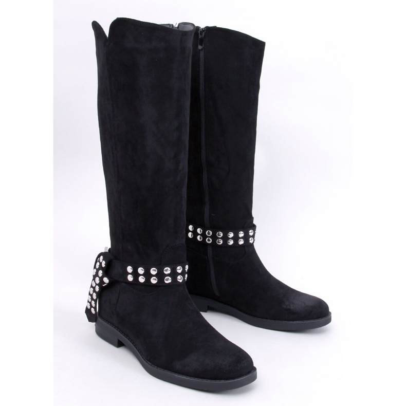 Brews Black women's suede boots 1
