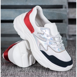 Filippo Leather Colorful Sneakers white 1