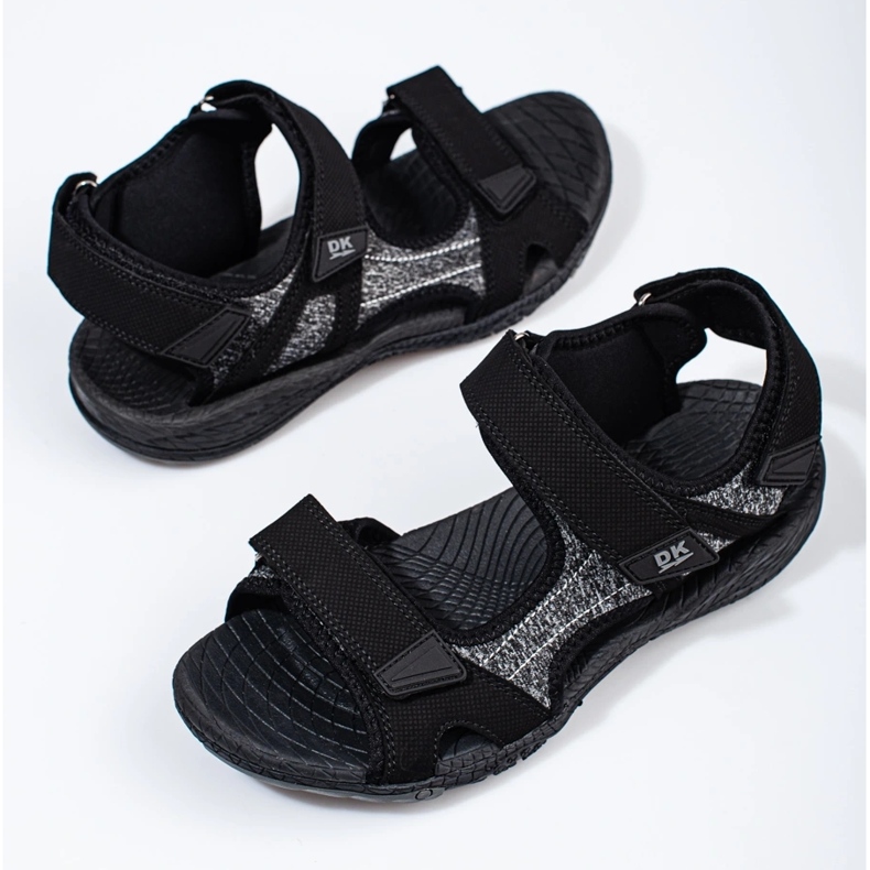 DK men's sandals black 2