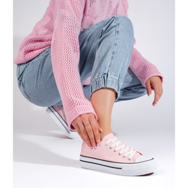 Women's pink sneakers 1 Women's pink sneakers 1