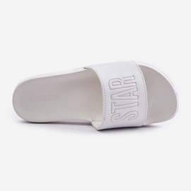 Women's foam flip-flops Big Star OO274042 White 1