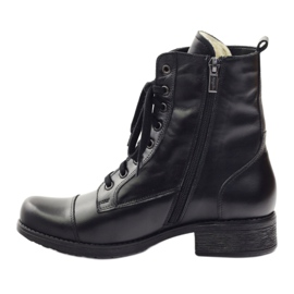 Leather boots with a zipper Angello 2060 black 2