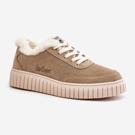 Women's Leather Sneakers Lined with Fur Lee Cooper LCJ-24-01-2972 Beige 2 Women's Leather Sneakers Lined with Fur Lee Cooper LCJ-24-01-2972 Beige 2