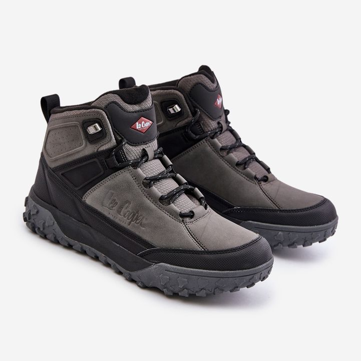 Insulated Men's Hiking Shoes Lee Cooper LCJ-24-01-2939 Gray grey 1 Insulated Men's Hiking Shoes Lee Cooper LCJ-24-01-2939 Gray grey 1
