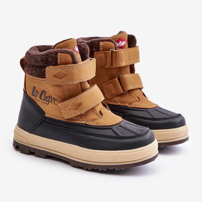 Boys' Insulated Snow Boots Lee Cooper LCJ-23-01-2059 Camel brown 1
