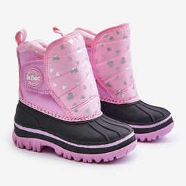 Children's Velcro Snow Boots Lee Cooper LCJ-24-44-2863K Pink 1