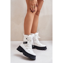 Women's Zipper Snow Boots Lee Cooper LCJ-24-47-3142 White 2