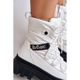 Women's Zipper Snow Boots Lee Cooper LCJ-24-47-3142 White 1