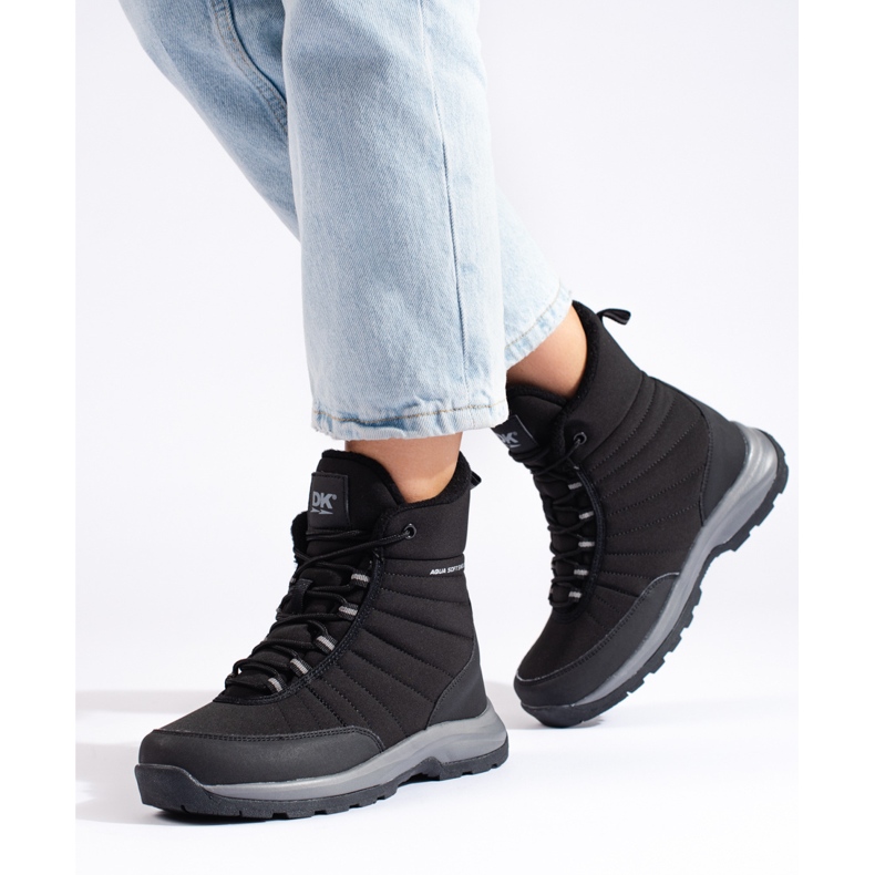 DK Aquaproof women's high trekking shoes black 1