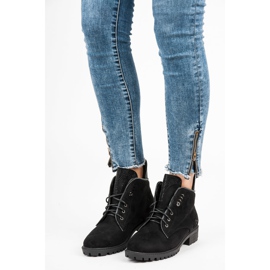 Vices Stylish lace-up boots black 1