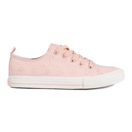 Women's pink sneakers Big Star LL274224 1