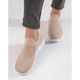 Powder-colored women's fitness shoes pink 2