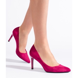 Sergio Leone Classic women's fuchsia pumps pink 3
