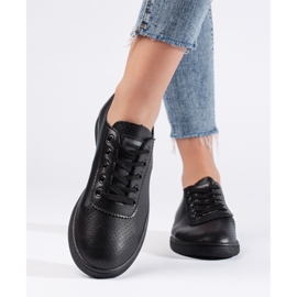 Women's classic black sneakers 1