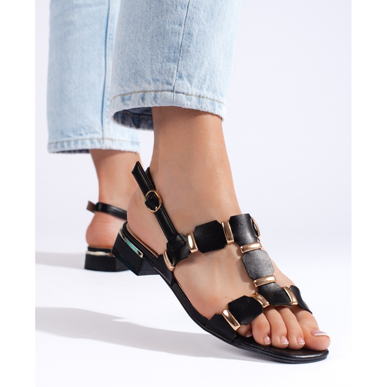 Black stylish women's sandals 2 Black stylish women's sandals 2