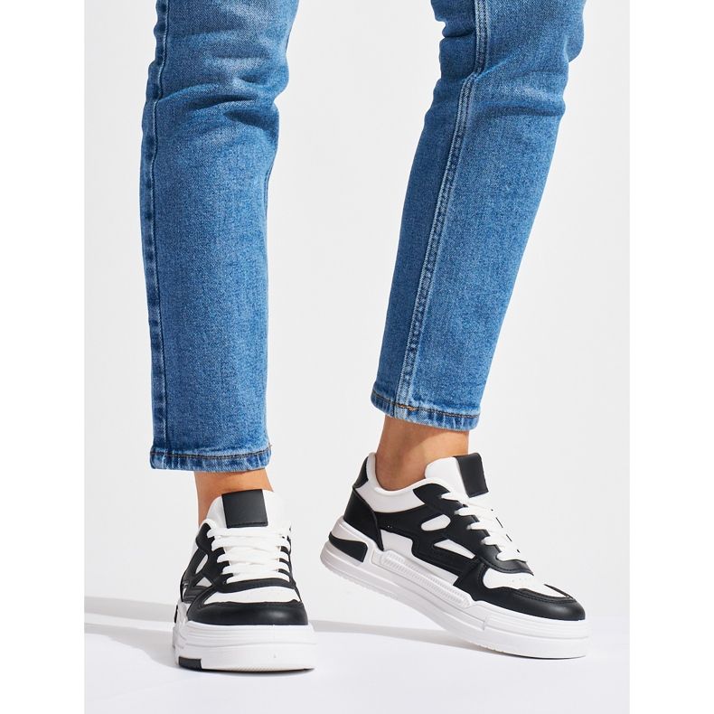 Black and white platform sneakers 2 Black and white platform sneakers 2