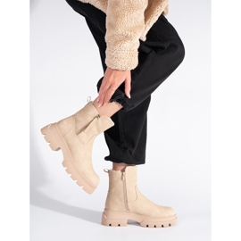 Beige women's boots insulated Sergio Leone 1