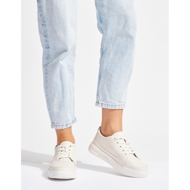 Sergio Leone white openwork leather sneakers 2