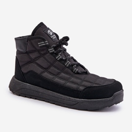 Insulated Men's Winter Lace-Up Boots Progress PROGJ-24-153 Black 6