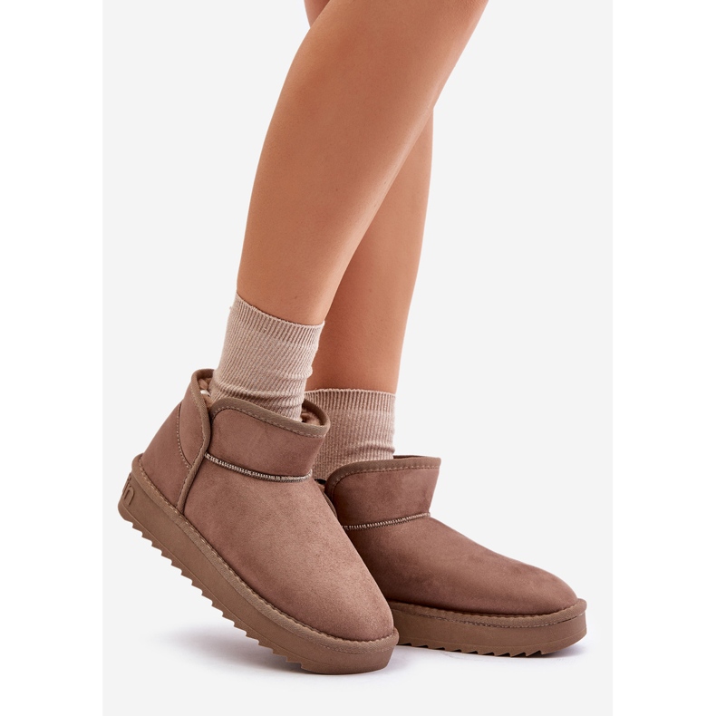 Women's Platform Snow Boots D.Franklin DFSH370010 Taupe beige 1 Women's Platform Snow Boots D.Franklin DFSH370010 Taupe beige 1