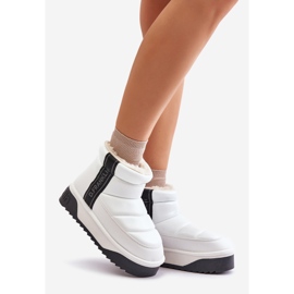 Low Snow Boots With a Thick Sole D.Franklin DFSH371011 White 1