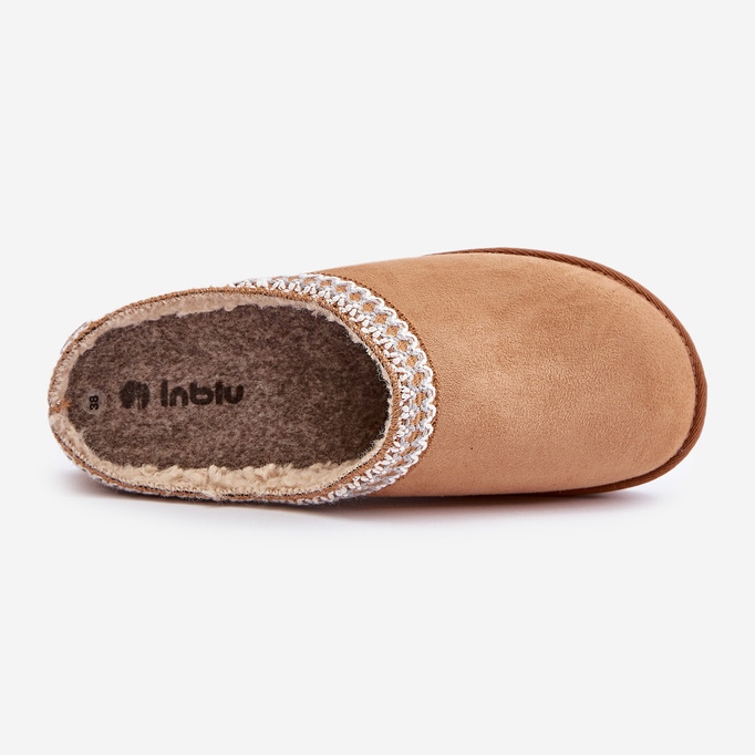 Comfortable Women's Home Shoes Slippers With Embroidery Inblu FX000021 Camel beige 2 Comfortable Women's Home Shoes Slippers With Embroidery Inblu FX000021 Camel beige 2