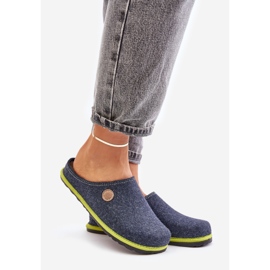 Women's home shoes Inblu Slippers CS000039 Navy blue 1