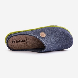 Women's home shoes Inblu Slippers CS000039 Navy blue 2