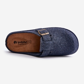 Comfortable Men's Slippers With Buckle Inblu SI000019 Navy Blue 2 Comfortable Men's Slippers With Buckle Inblu SI000019 Navy Blue 2