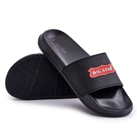 Men's Flip-Flops With Big Star Logo OO174028 Black 6