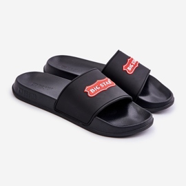 Men's Flip-Flops With Big Star Logo OO174028 Black 5
