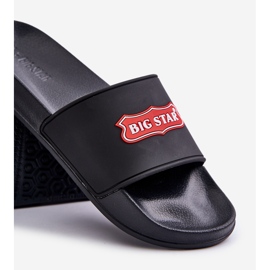 Men's Flip-Flops With Big Star Logo OO174028 Black 3