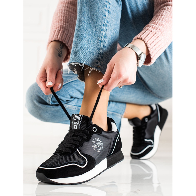 Women's Sneakers Big Star JJ274279 black 1 Women's Sneakers Big Star JJ274279 black 1