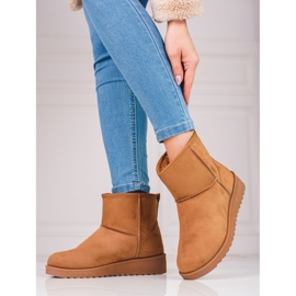 Women's camel shelovet mucilettes brown 1