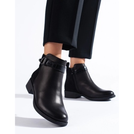 SHELOVET Black classic women's ankle boots 2