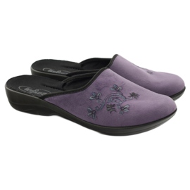 Befado women's shoes slippers 552D006 slippers purple multicolored 4