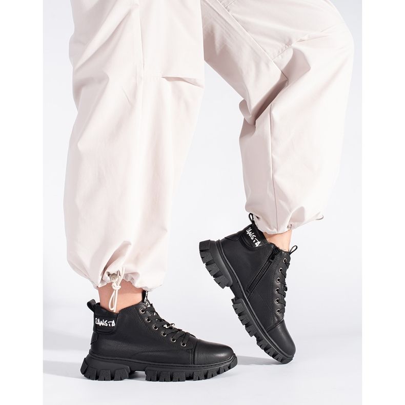 Sergio Leone women's lace-up boots black 1 Sergio Leone women's lace-up boots black 1