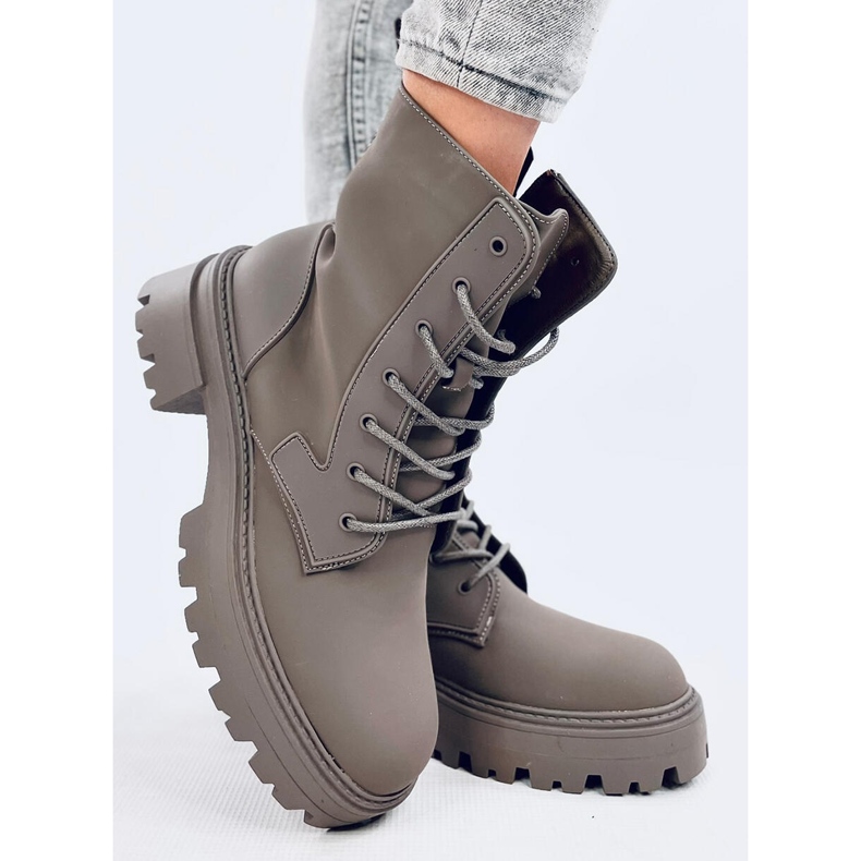 Tamar Green lace-up boots 2