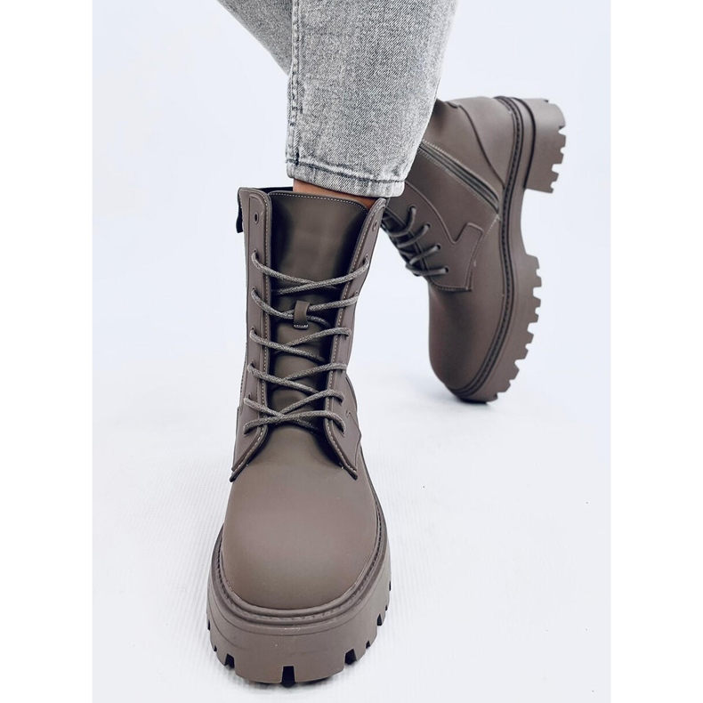 Tamar Green lace-up boots 1