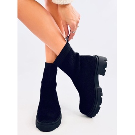 Roanna Black sock boots 1