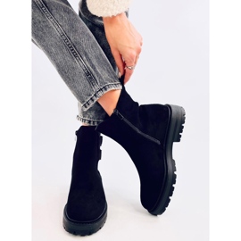 Lanier Black suede ankle boots 1