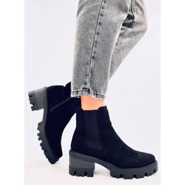 Ragga Black high-heeled ankle boots 2