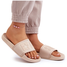 Women's flip-flops Big Star NN274A645 Beige 4