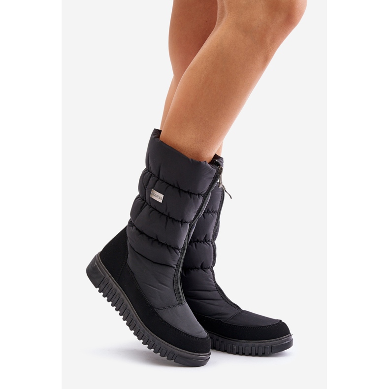 Warm Women's Snow Boots Progress PROGJ-24-149 Black 1 Warm Women's Snow Boots Progress PROGJ-24-149 Black 1