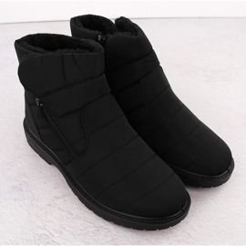 American Club Men's waterproof, insulated snow boots, black, Unisoft 2