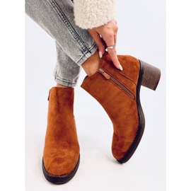 Fill Camel wide heel boots brown 1